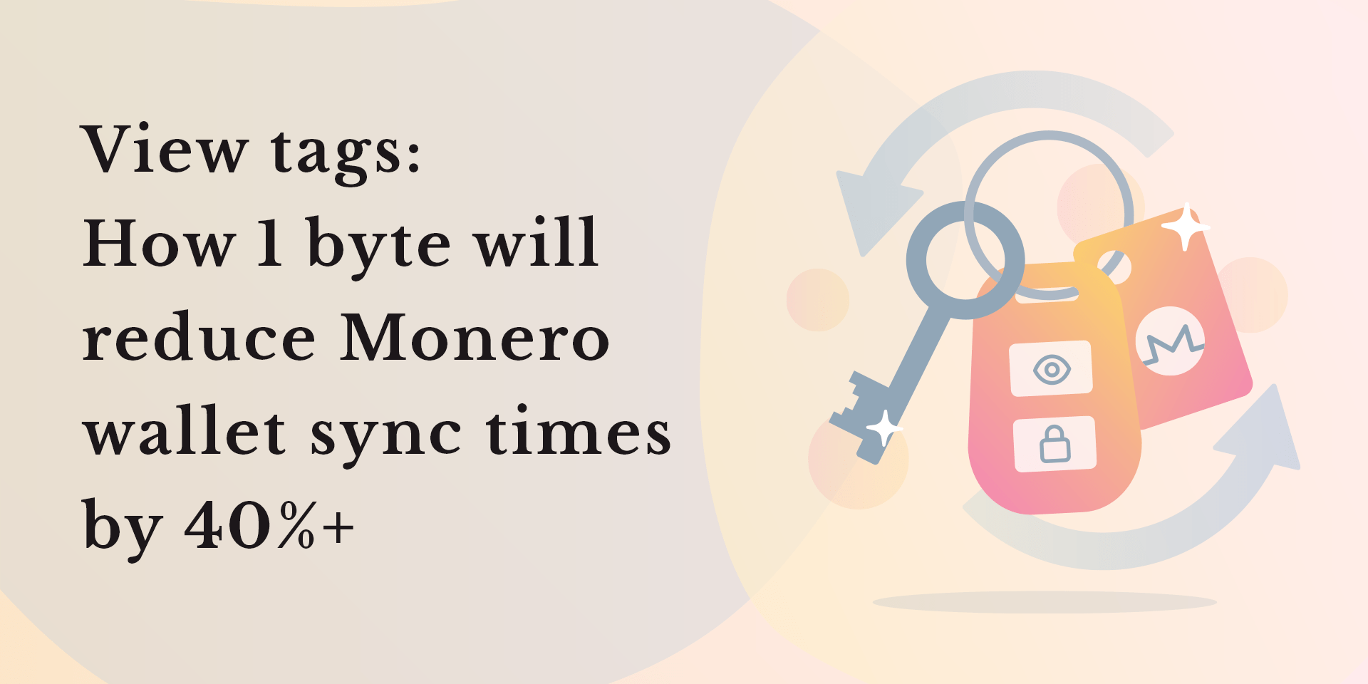 View tags: How one byte will reduce Monero wallet sync times by 40%+ —  LocalMonero